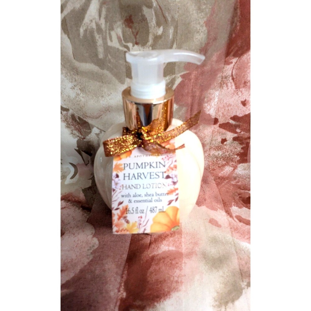 I.S. Apothecary Pumpkin Shaped Hand Scrub Soap and Lotion Pump Dispensers Gift - Picture 8 of 8
